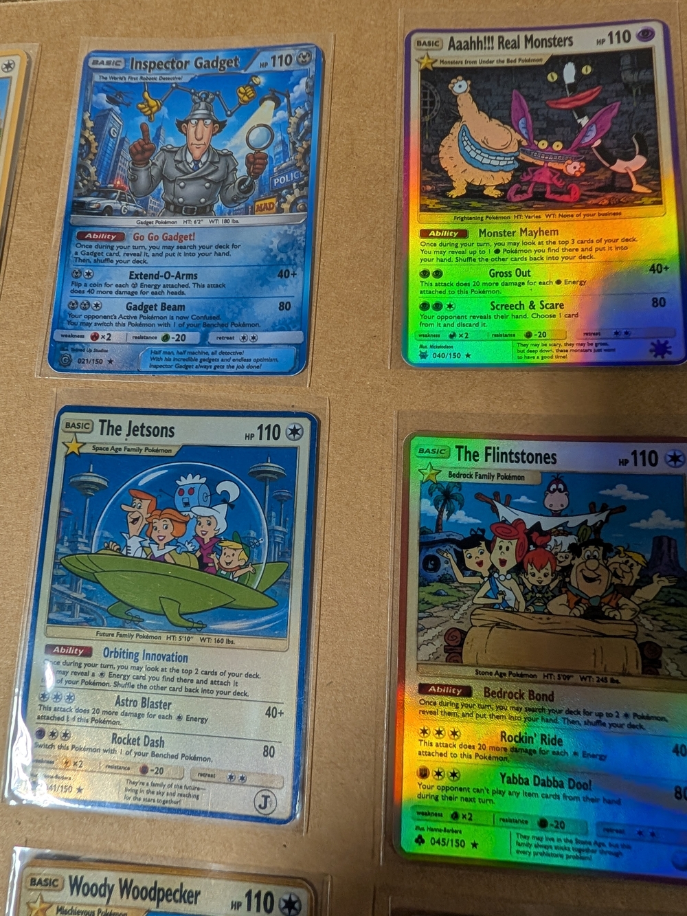 CARTOON CHARACTERS STICKER LOT (12) HOLOFOIL NEW 2.5x3.5!